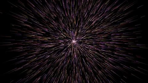 Abstract hyper Jump into Another Galaxy. Creative Cosmic Background. Speed .. 스톡 일러스트