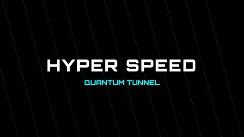 Abstract Hyper Speed Effect Title Card for Modern Video Background Loop Stock Footage 337502458