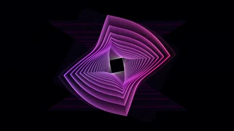 Abstract Hyperdimensional Neon Loom Seamless motion Loop Stock-Footage 343201690