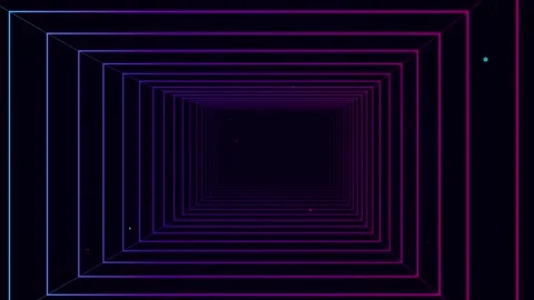Abstract Hyperdimensional Neon Warp Seamless motion Loop Stock-Footage 343201532