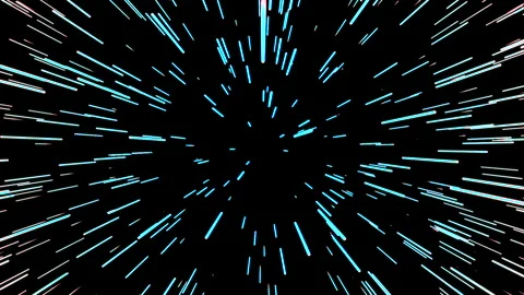 Abstract hyperspace jump digital design concept. Stock Footage 270822528