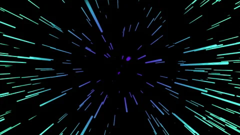 Abstract hyperspace jump digital design concept. Stock Footage 270822938