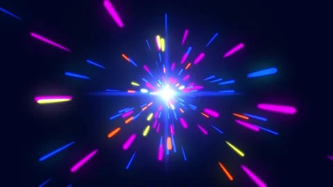 Abstract hyperspace jump. Vídeos de archivo 134133019