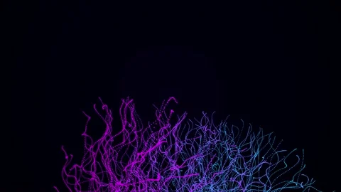 Abstract hyperspeed background. Movements of big data cyberspace. Stock-Footage 207758078