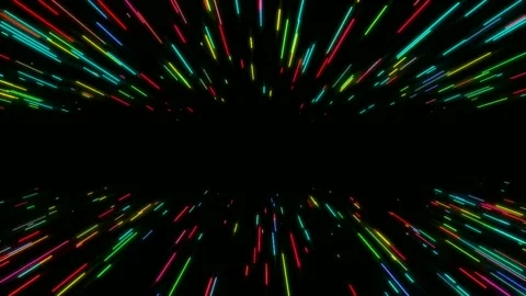 Abstract hyperspeed jump on space Stock Footage 148185610