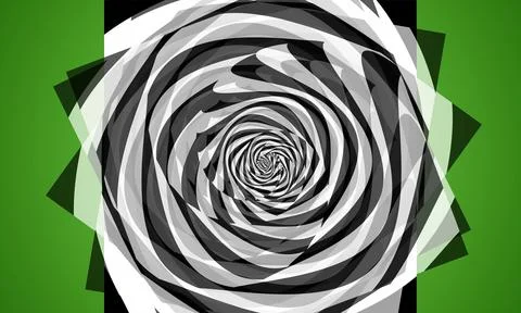 Abstract hypnotic background, hypnotic graphic banner, abstract wallpaper 스톡 일러스트