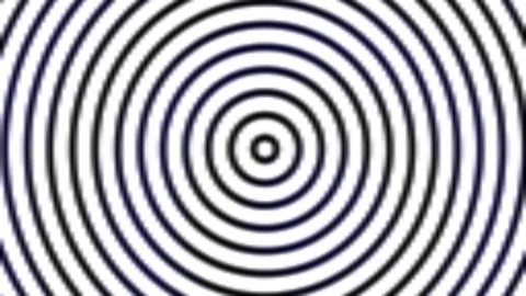 Abstract Hypnotic Concentric Rings Moving Background Stock Footage 341425773