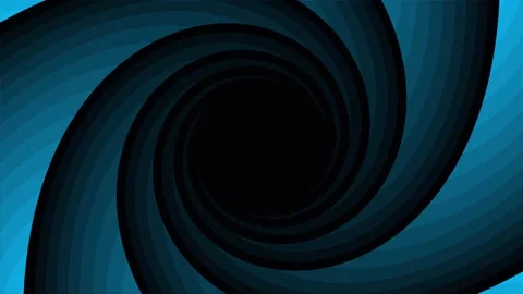 Abstract hypnotic dark blue spiraling tunnel with retro halftone texture effect Stock Footage 341032456