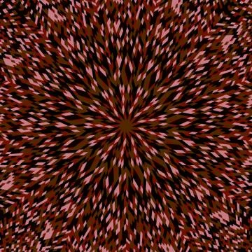 Abstract hypnotic geometrical round pattern mosaic background design Illustrazione stock