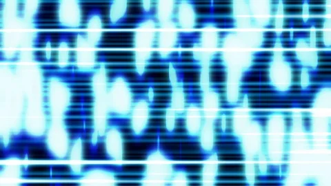 Abstract hypnotic glowing blue background with glowing flashes Stock Footage 115813616