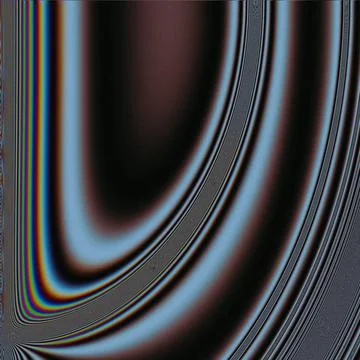 An abstract hypnotic illustration of geometric patterns with waves and stripe Stock Illustration