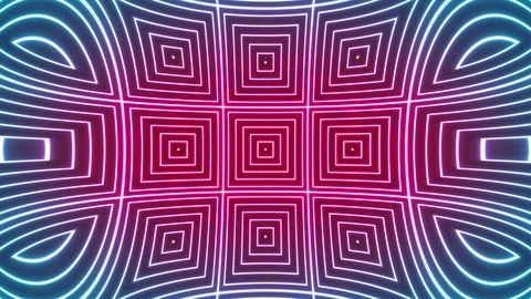 Abstract Hypnotic Kaleidoscope Background Loop Vidéo 122332636