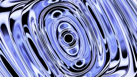 Abstract hypnotic liquid waves background. Design. Spreading rings of water of Stock Illustration