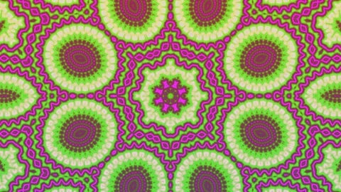 Abstract Hypnotic Loop – Kaleidoscope 4K Psychedelic VJ Visuals for Projection Stock Footage 306507346