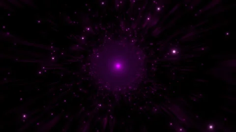 Abstract hypnotic mesmerizing magical high tech animated star tunnel backgrou Stock Footage 250023537