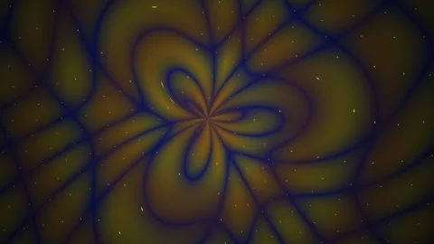 Abstract Hypnotic Motion Background with Pulsing Organic Shapes and Dark Tone Stock Footage 341795692