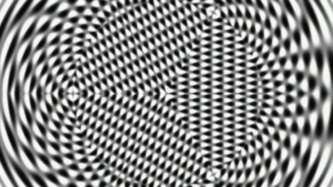 Abstract hypnotic op art vortex pattern for modern digital backgrounds Stock Footage 336770080