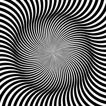 Abstract hypnotic psychedelic background. Illustration Illustrazione stock