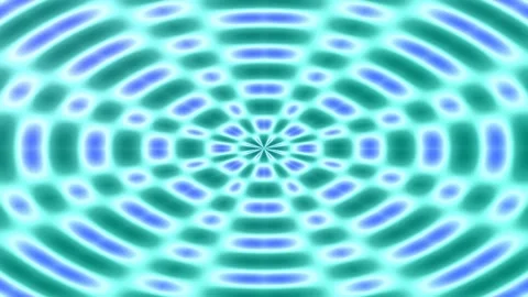 Abstract hypnotic ripple pattern background with flowing green and blue ene.. Stock Footage 333440103