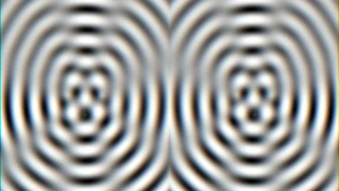 Abstract hypnotic sound wave pattern background loop for technology visuali.. Stockbeeldmateriaal 336544651