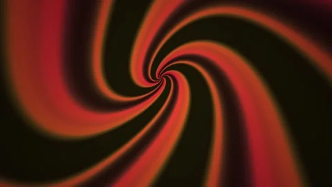 Abstract Hypnotic Spiral Motion Background with Pulsing Orange and Red Ligh.. Stock Footage 340524990
