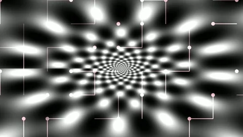 Abstract Hypnotic Spiral Vortex Tunnel Background Animation Loop Stock Footage 336263891