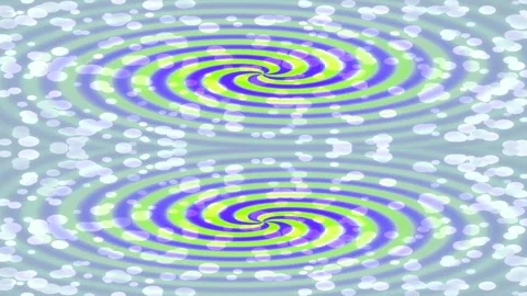 Abstract Hypnotic Swirl Waves Background Animation Loop Stock Footage 336508040