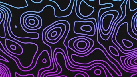 Abstract Hypnotic Wavy Background Animation.  Stock Footage 239327471