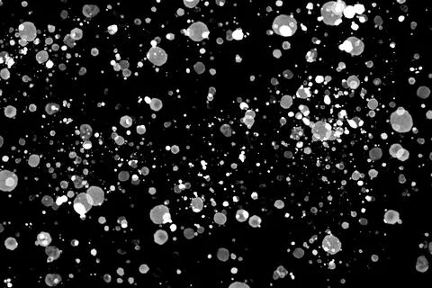 Abstract ice and dust explosive in the air on black isolated Stock Illustration