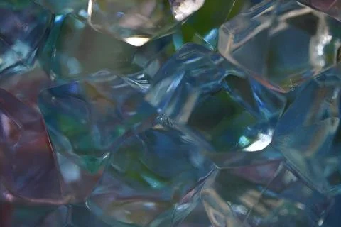 Abstract Ice Cubes Background Macro Photography Foto stock