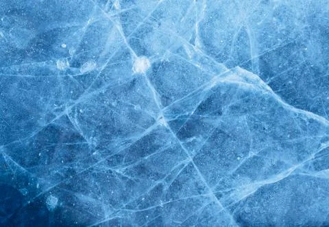 Abstract ice texture with air bubble Stock Photos