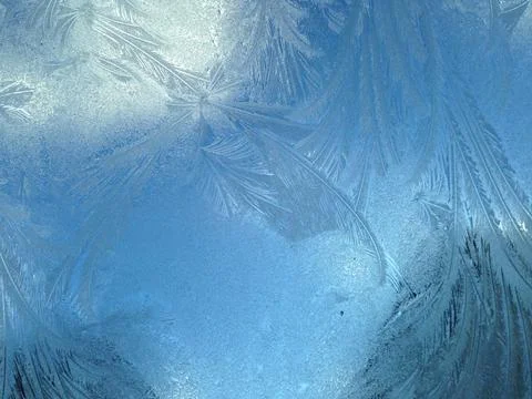 Abstract ice texture blue color Stock Photos