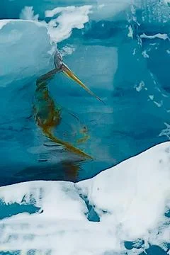 The abstract iceberg Foto stock
