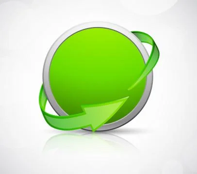 Abstract icon with arrows Stock Illustration