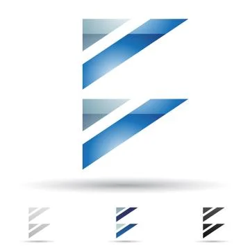Abstract icon for letter B Stock Illustration