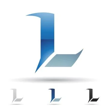 Abstract icon for letter L Stock Illustration