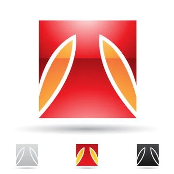 Abstract icon for letter T Stock Illustration