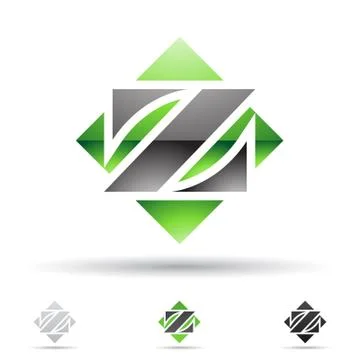 Abstract icon for letter Z Stock Illustration