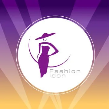 Abstract Icon template. Stock Illustration