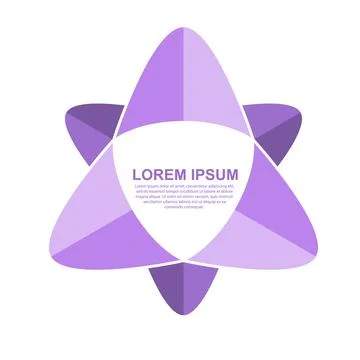 Abstract icon, template for logo, emblem or brand, icon for banners, sites an Stock Illustration
