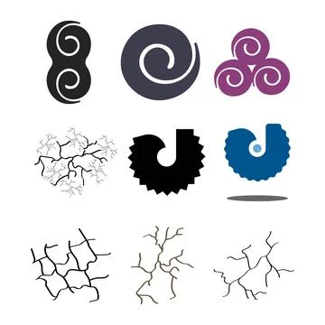 Abstract icon vector illustration Stock Illustration