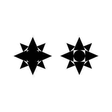 Abstract icons on white 스톡 일러스트