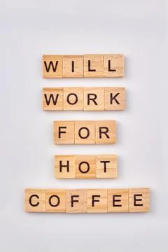 Abstract idea of coffee break. Stock Photos