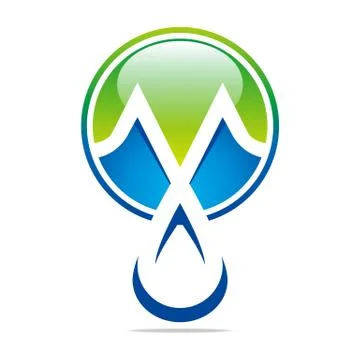 Abstract idea concept solution dripping water vector Stock Illustration