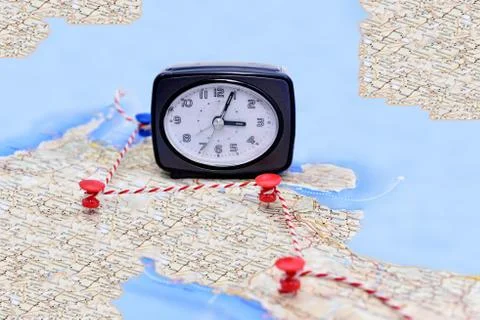 Abstract idea of summer vacation. Stock Photos