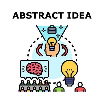Abstract idea thinking creativity and business solution Ilustración de archivo
