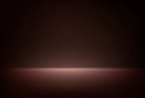 Abstract illuminated empty brown room. Design template. 3d vector background Stock-Illustration
