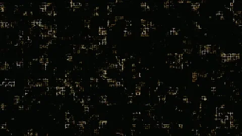 Abstract illuminated particles swirling in dark space with a central black .. Video stock 340941513
