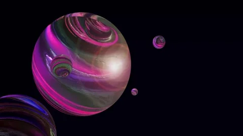 Abstract illuminated sphere Stock Footage 267285760