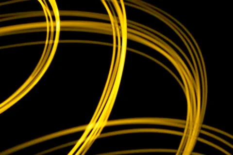 Abstract Illuminating Yellow Lights Stock Illustration